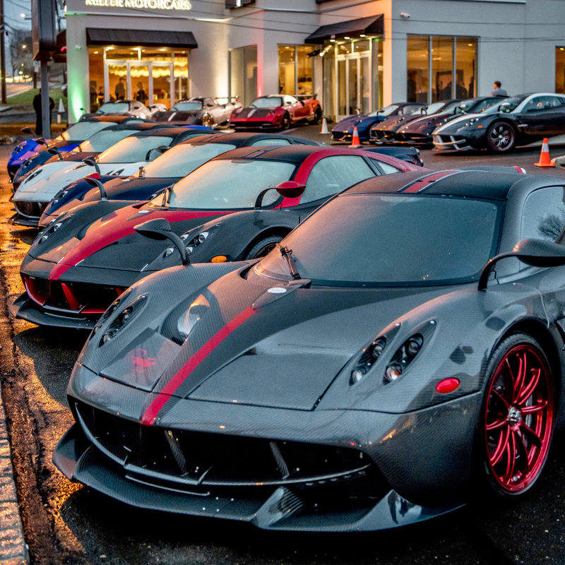 Illustration for article titled So I found 13 Huayra’s on my way home from work